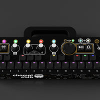 CHOMPI Midnight Edition Device Render - Top View (on dark background)