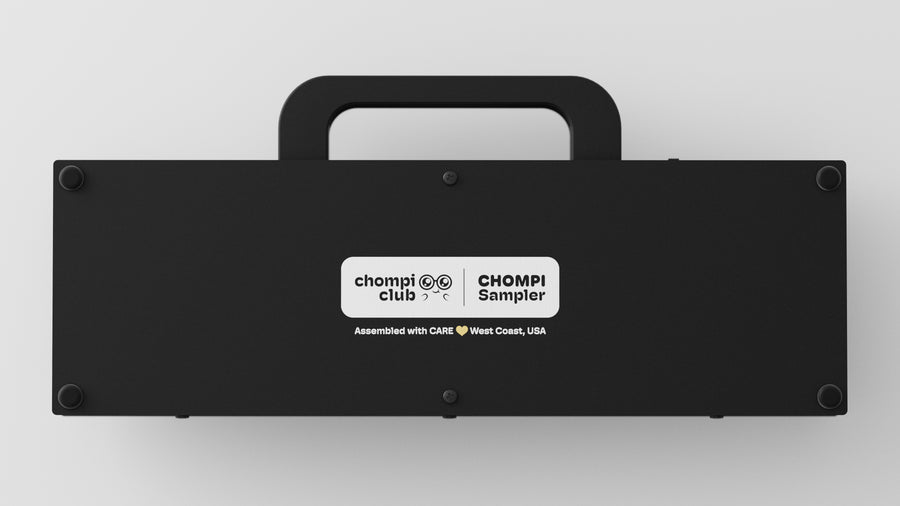 CHOMPI Device Render - Classic Black - Bottom Panel Reverse (simple)
